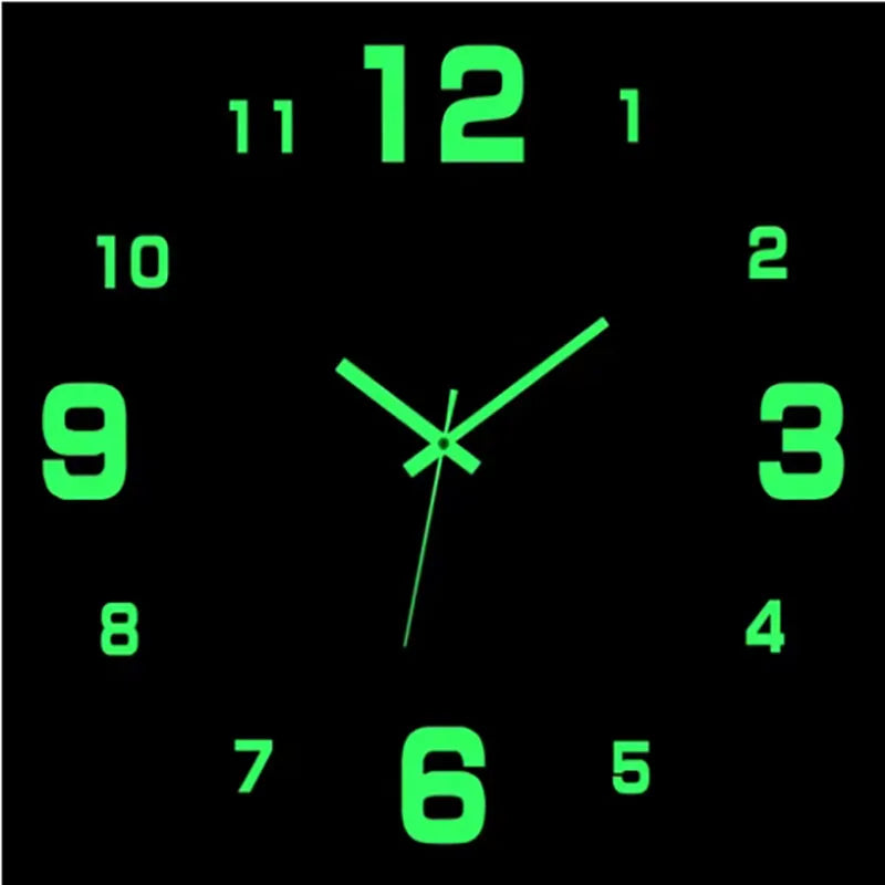 Creative Frameless Wall Clock