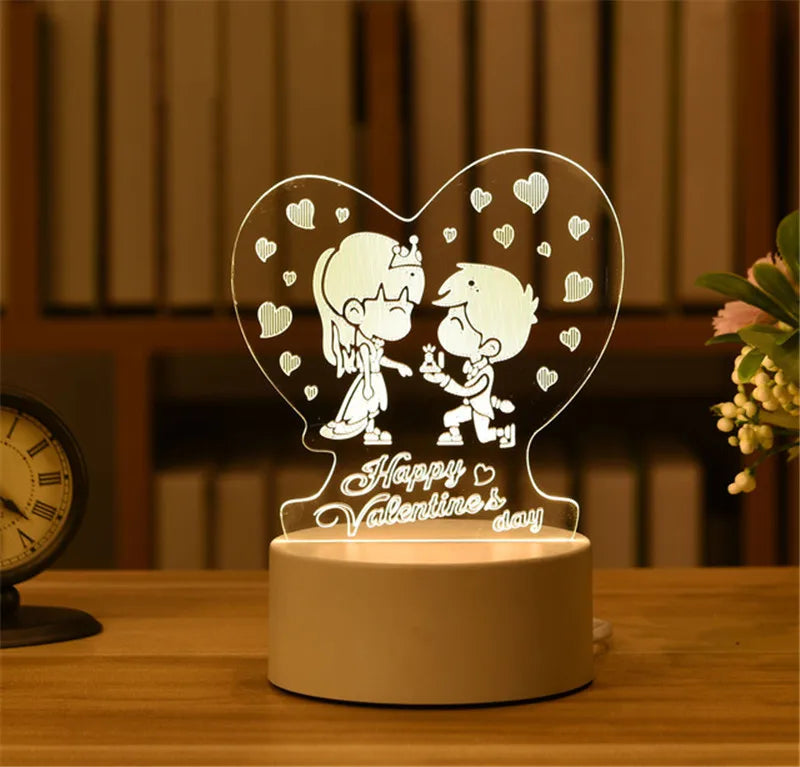 3D Lamp Acrylic Night Lights