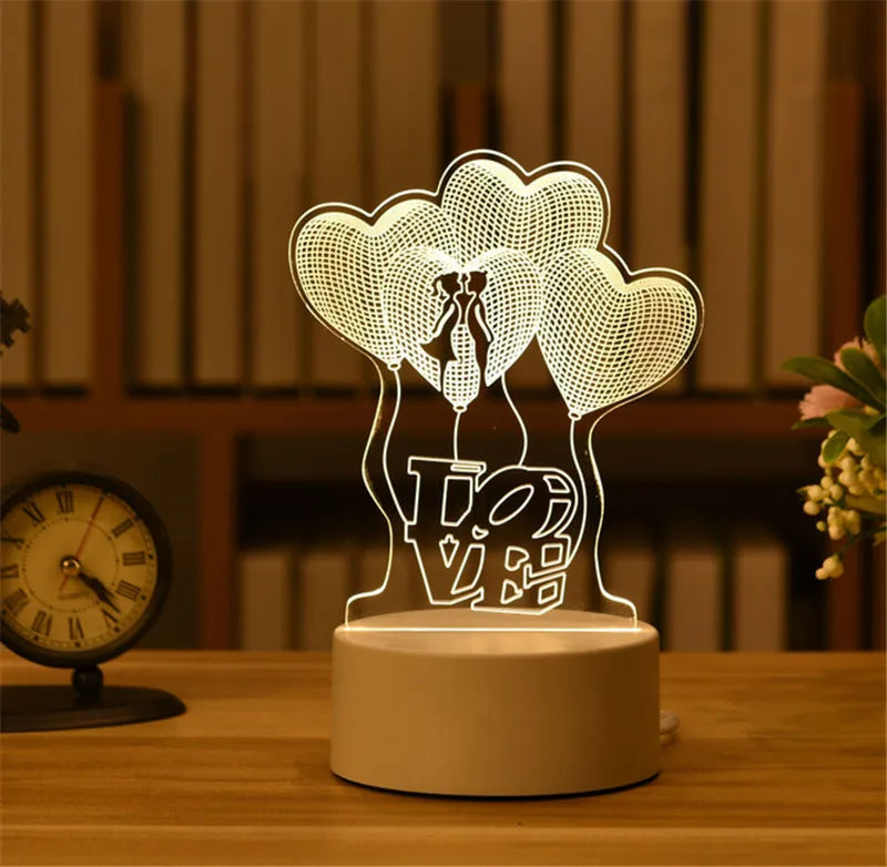 3D Lamp Acrylic Night Lights
