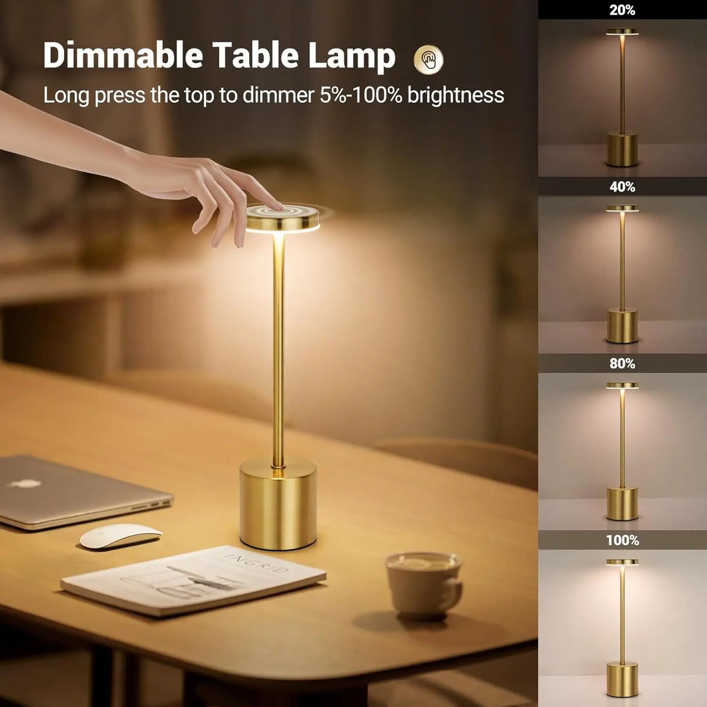 Modern Metal Table Lamp