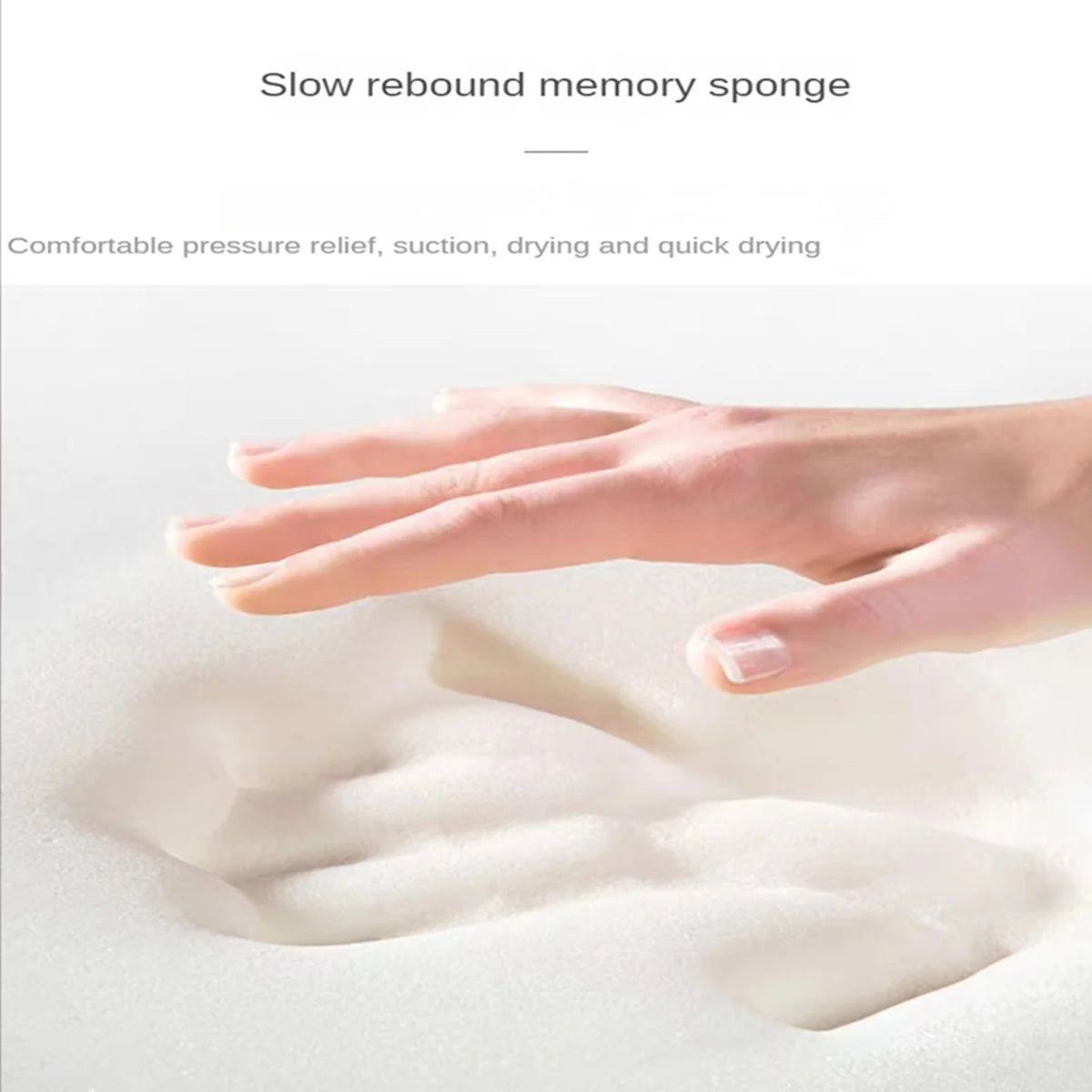 Stone Bath Mat - Water Absorbent, Anti-Skid & Washable