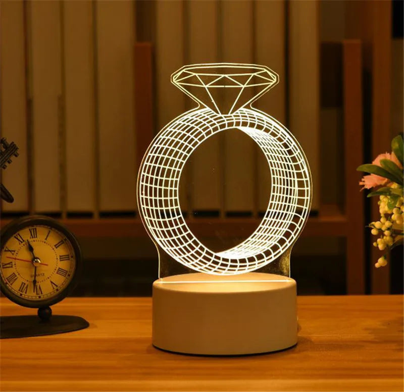 3D Lamp Acrylic Night Lights