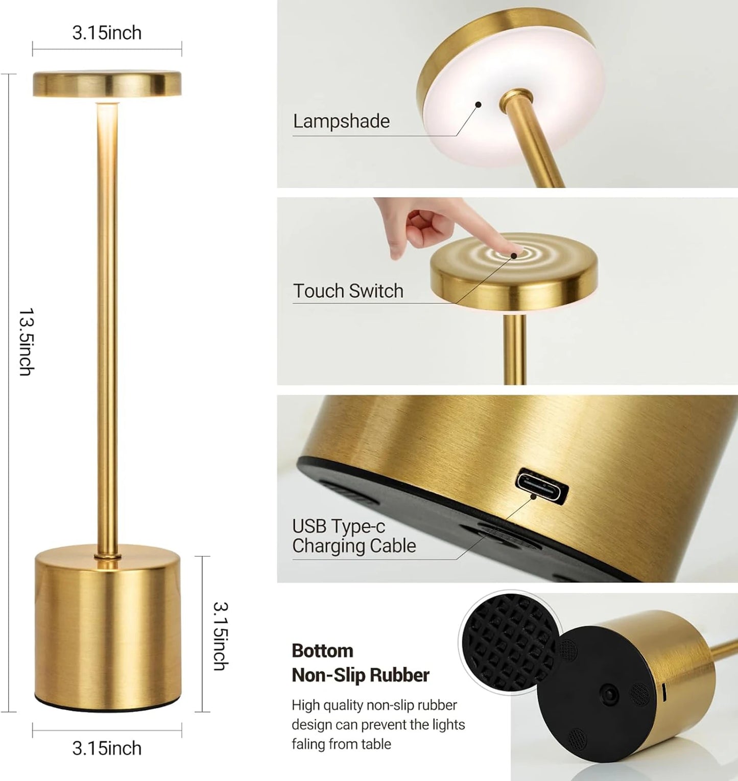 Modern Metal Table Lamp
