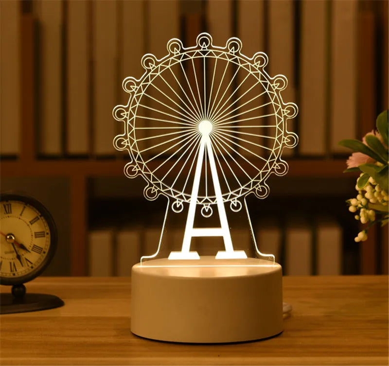 3D Lamp Acrylic Night Lights