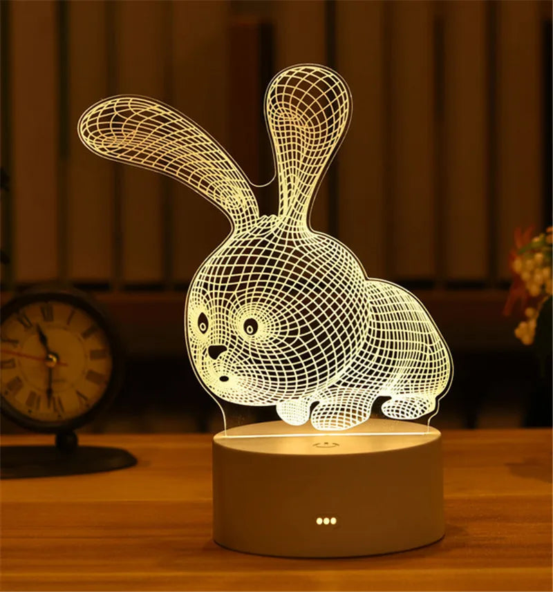 3D Lamp Acrylic Night Lights