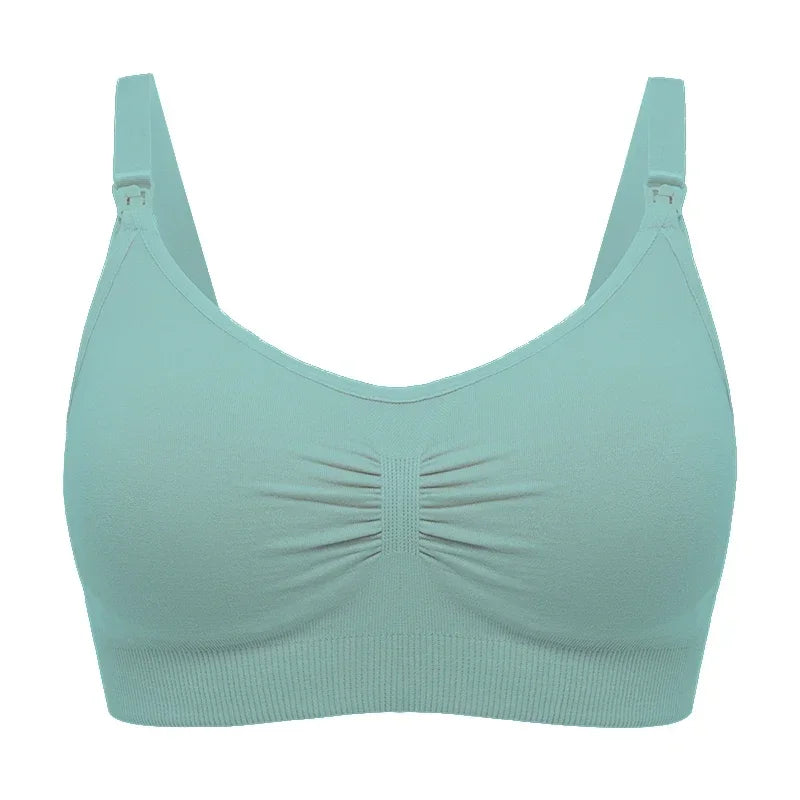 Plus Size Nursing Bra –Seamless Push-Up Maternity Bra for Breastfeeding