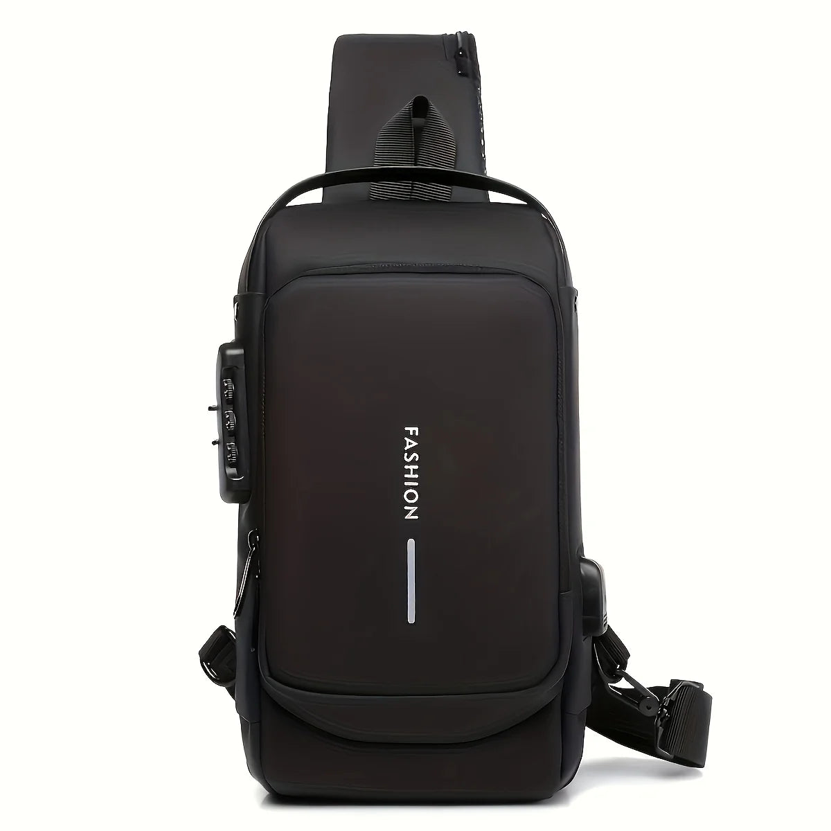 Men'S Anti-Theft Password Lock Chest Bag