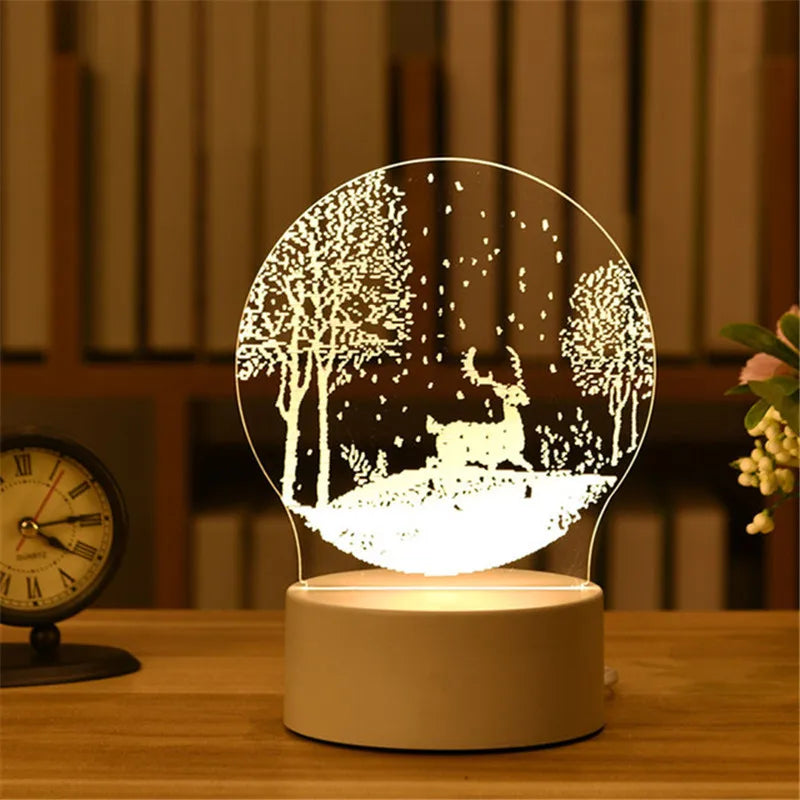 3D Lamp Acrylic Night Lights