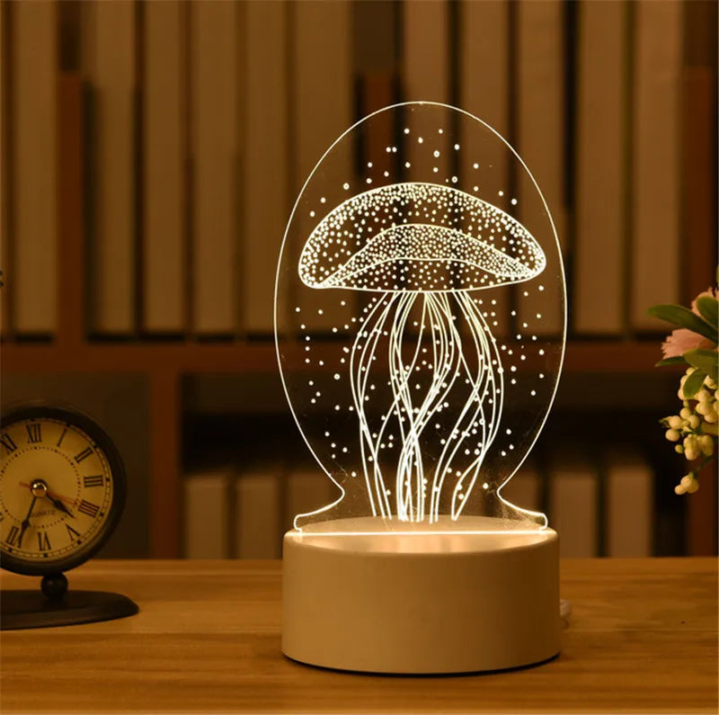 3D Lamp Acrylic Night Lights