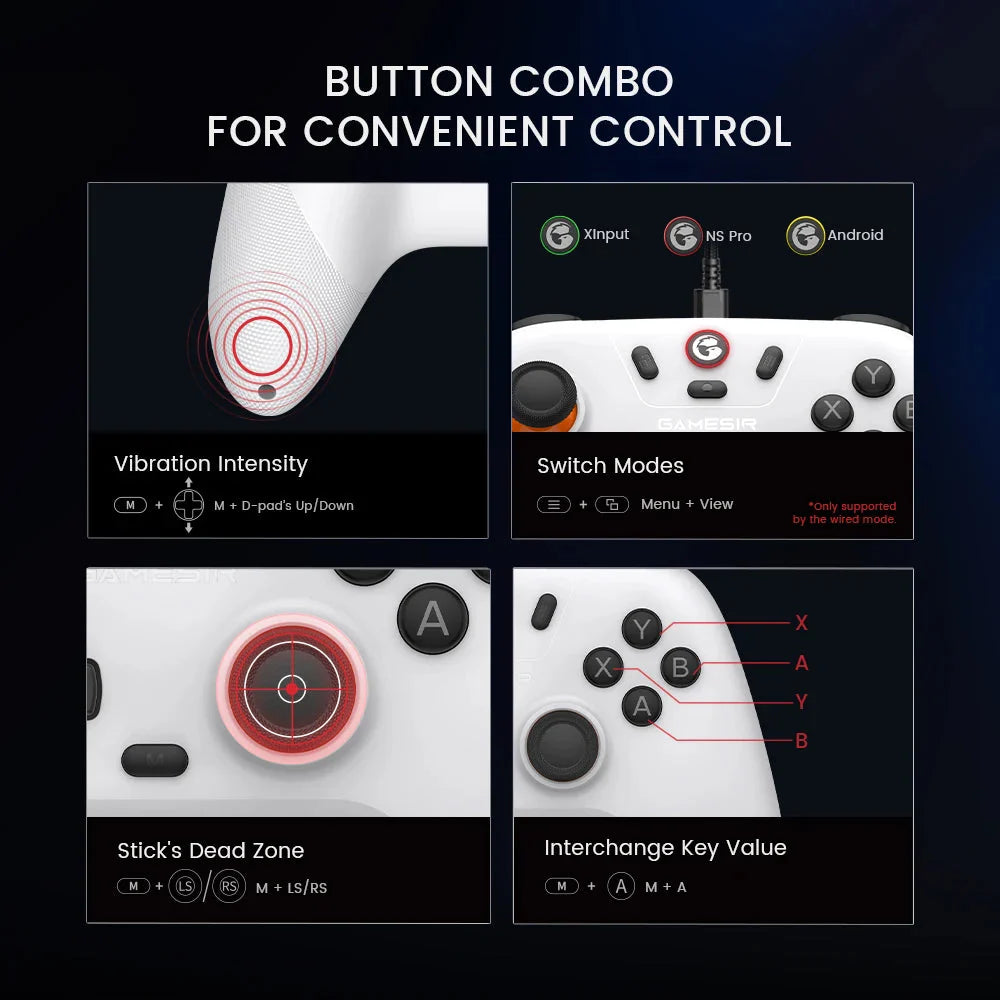 T4 Nova Lite Switch Controller Hall Effect Gamepad