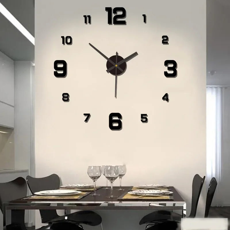 Creative Frameless Wall Clock