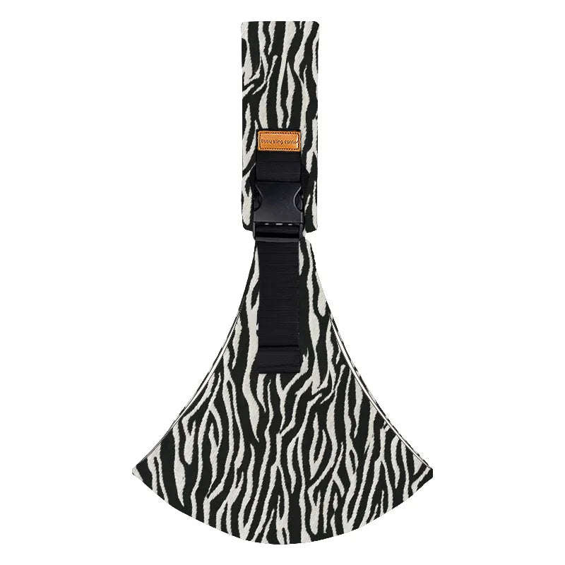 Adjustable Baby Sling Carrier – Portable Cotton Wrap for Infants & Toddlers with Padded Shoulder Strap and Safety Buckles