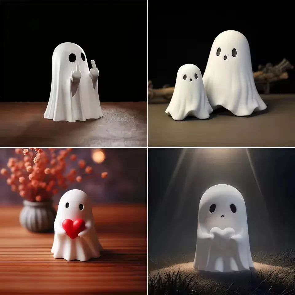 👻 Purely Handmade Cute Ghost Statue🎉