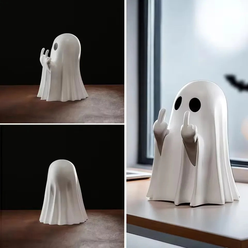 👻 Purely Handmade Cute Ghost Statue🎉