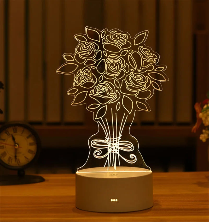 3D Lamp Acrylic Night Lights
