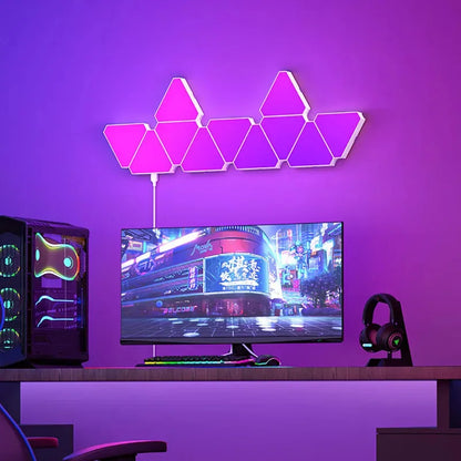 WIFI Bluetooth 5V USB Triangle Lamps Quantum LED Night Light