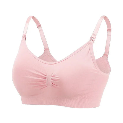Plus Size Nursing Bra –Seamless Push-Up Maternity Bra for Breastfeeding