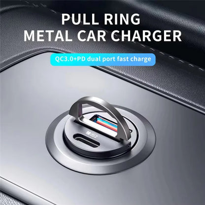 100W/200W QC3.0 PD Mini Car Charger  - 12-24V Fast Charging