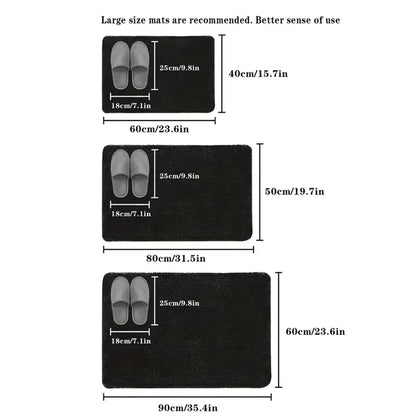 Stone Bath Mat - Water Absorbent, Anti-Skid & Washable