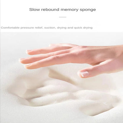 Stone Bath Mat - Water Absorbent, Anti-Skid & Washable