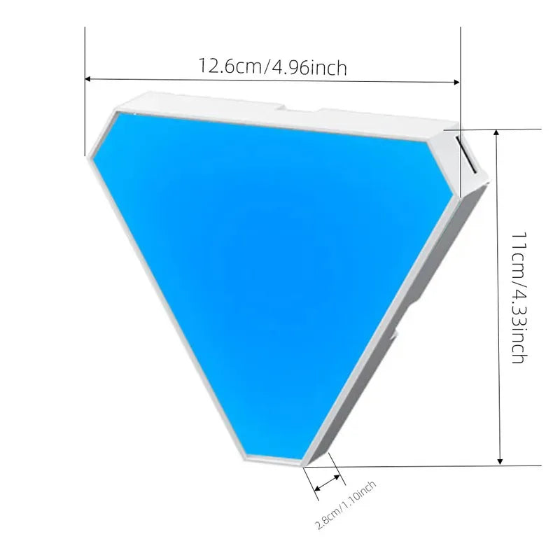 WIFI Bluetooth 5V USB Triangle Lamps Quantum LED Night Light
