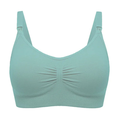 Plus Size Nursing Bra –Seamless Push-Up Maternity Bra for Breastfeeding