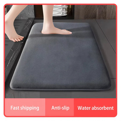 Thick Solid Color Flannel Non-Slip Area Rug for Home
