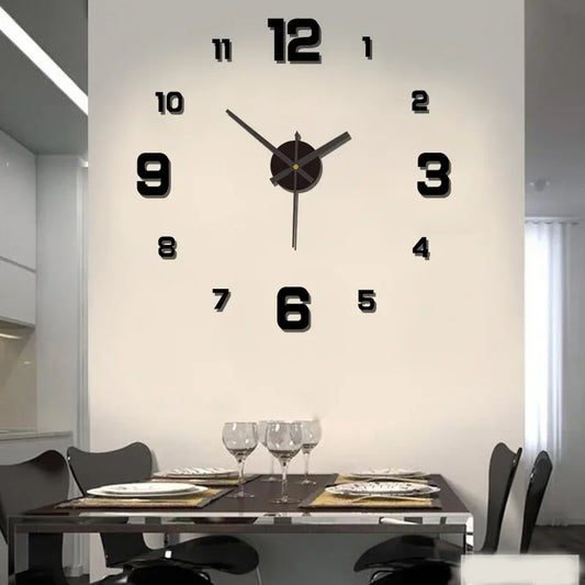 Creative Frameless Wall Clock