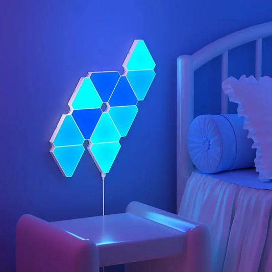 WIFI Bluetooth 5V USB Triangle Lamps Quantum LED Night Light