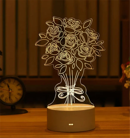 3D Lamp Acrylic Night Lights